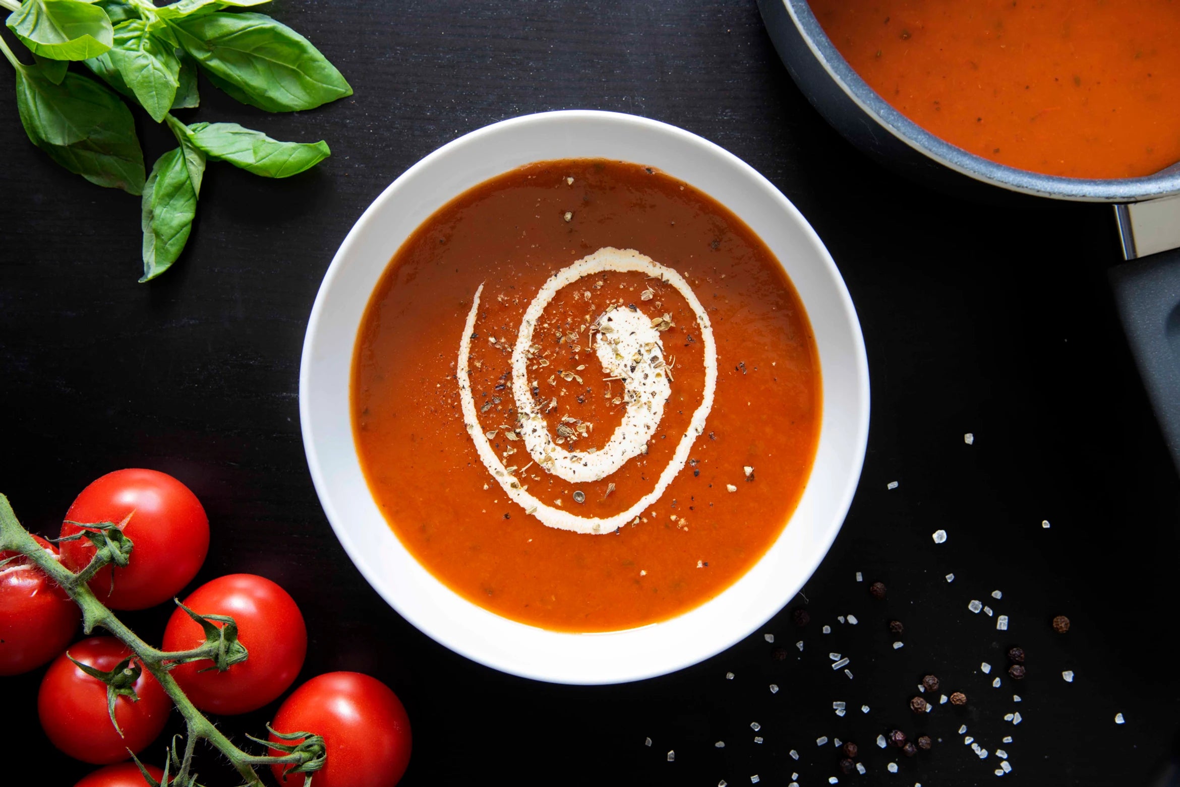 Gaspacho tomate, poivron et concombre spécial régime hypocalorique