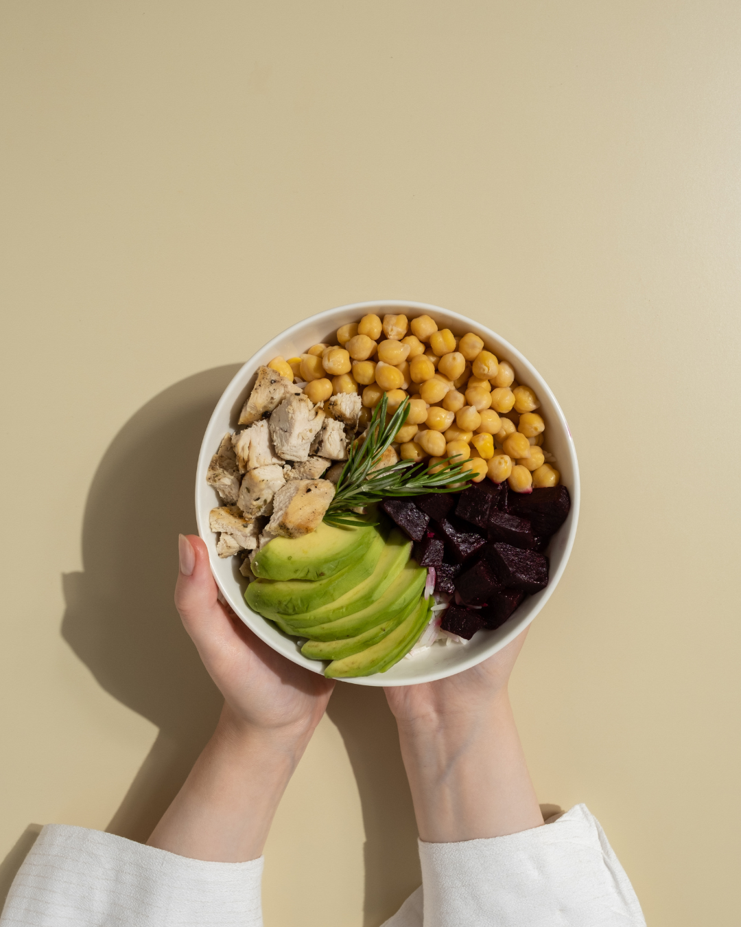 bol d'aliments coupe faim