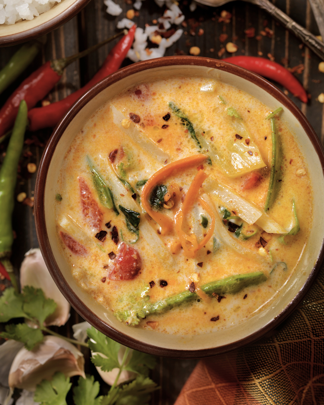curry legumes lait coco recette minceur