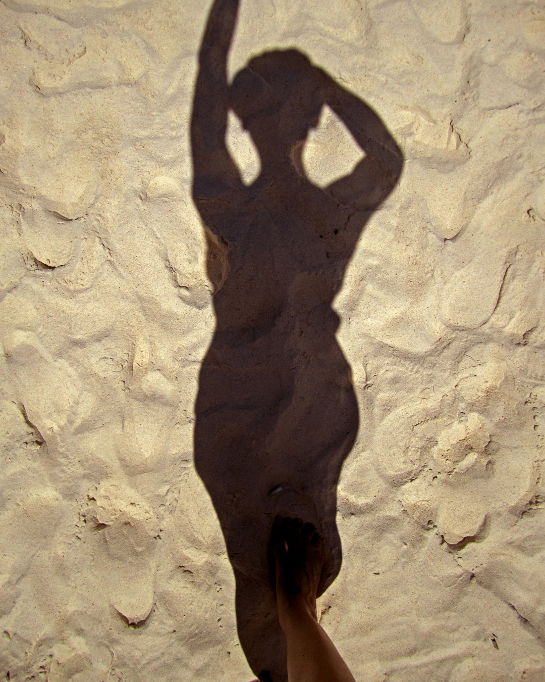 ombre silhouette femme mince