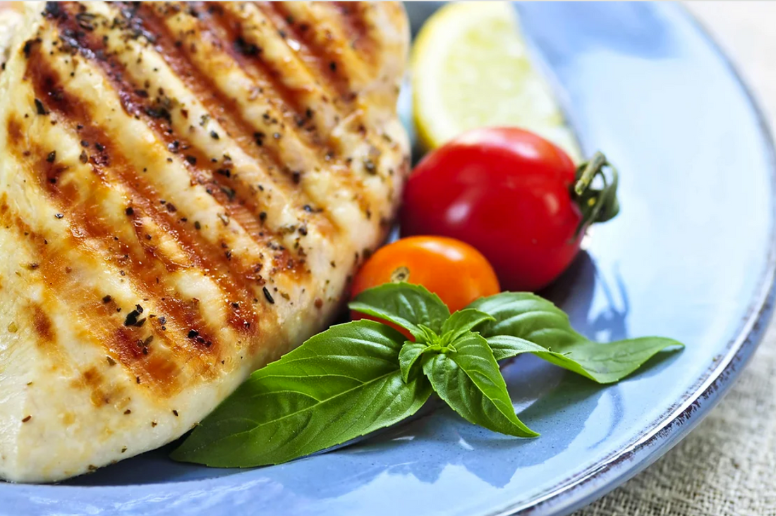 Prendre du poids sainement avec des frites de patate douce au poulet