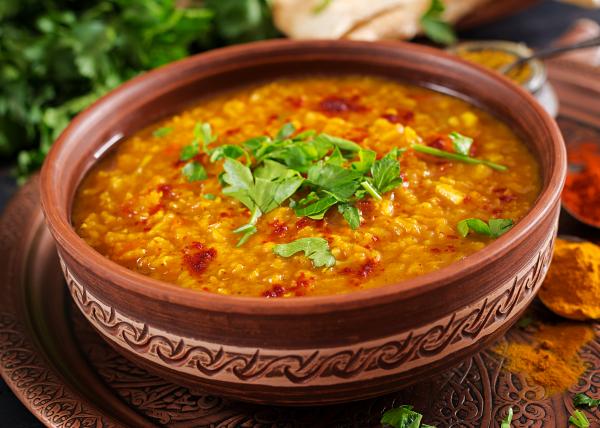 Perdre du poids avec un curry de légumes au lait de coco