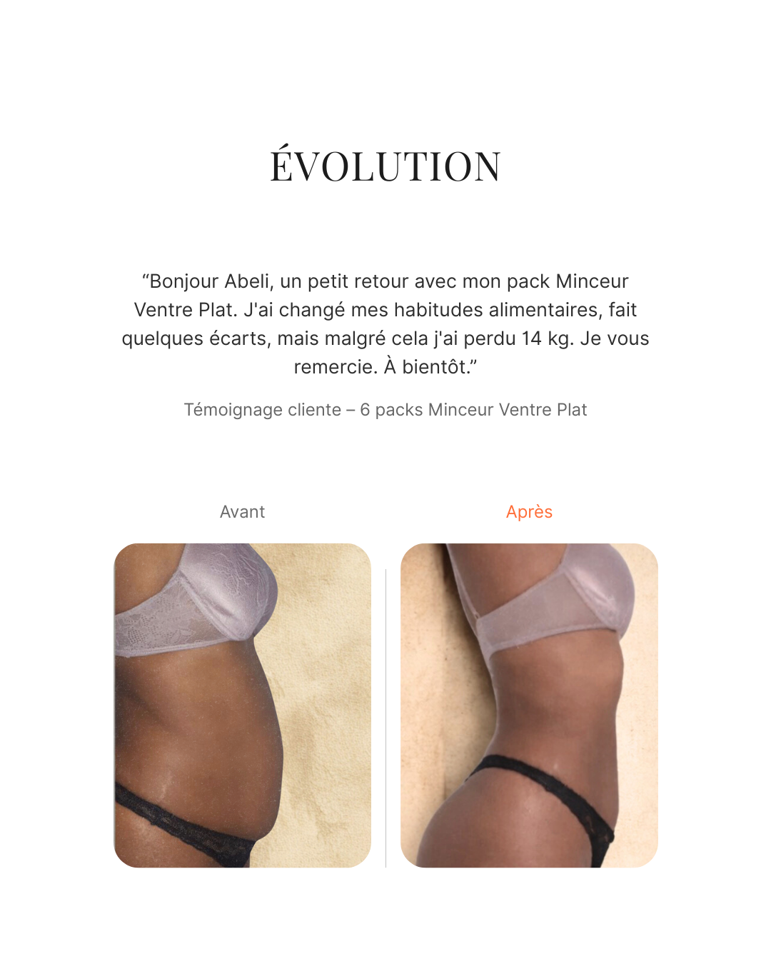 Pack minceur ventre plat