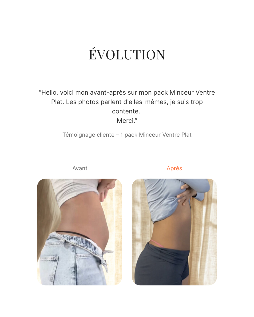 Pack minceur ventre plat