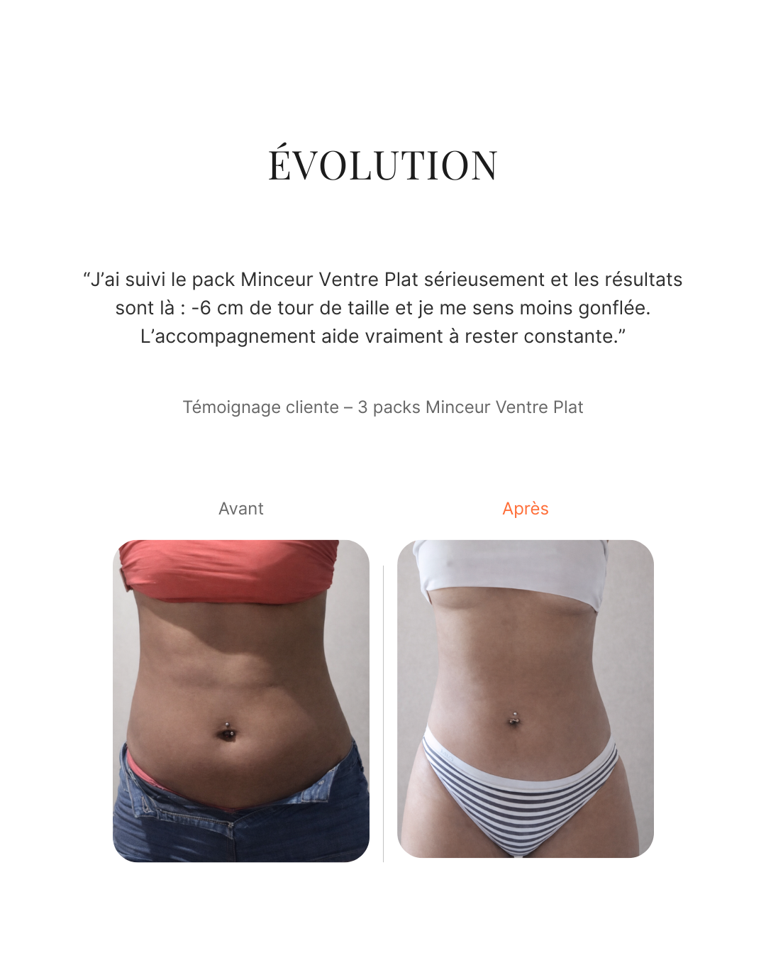 Pack minceur ventre plat