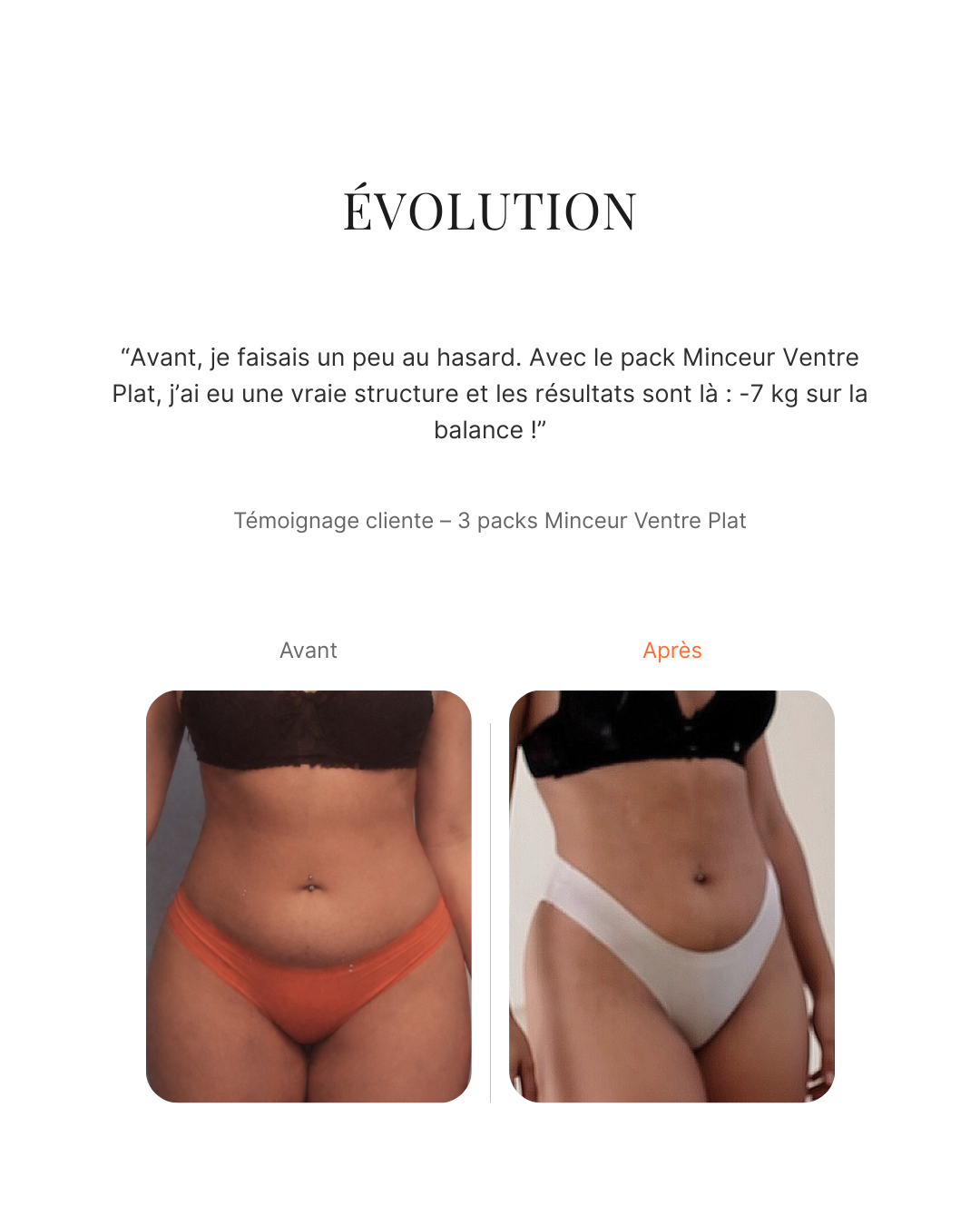 Pack minceur ventre plat