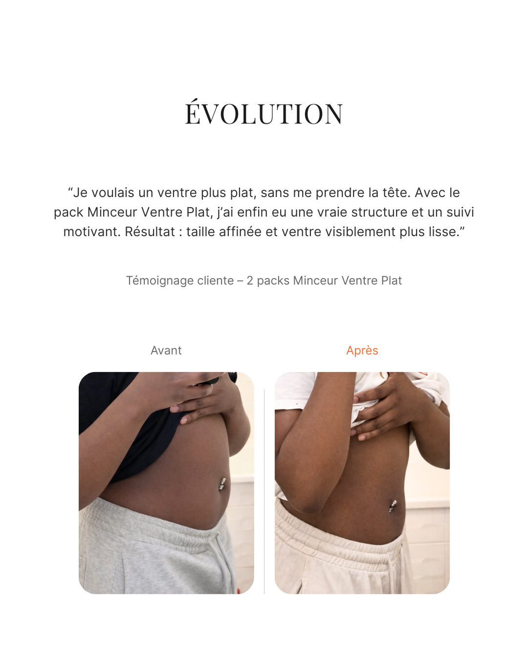 Pack minceur ventre plat