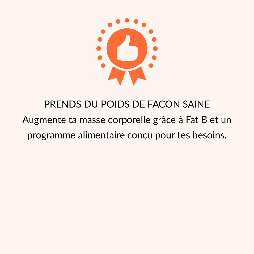 Cure prise de poids