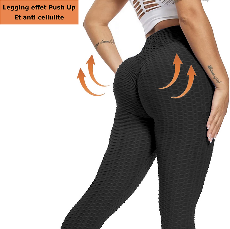 legging effet fesses bombées et anti cellulite